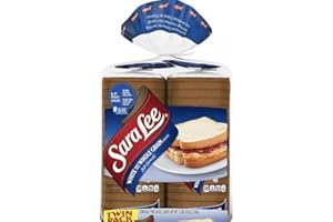 GENERIC Sara Lee Whole Grain White Bread Bundle - Soft and smooth texture -No trans fat No artificial colors or flavors- 40 oz. Total | Family-Friendly 2-Pack