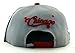 Chicago New Leader Bull Head Skyline Bulls Colors Gray Red Era Snapback Hat Cap
