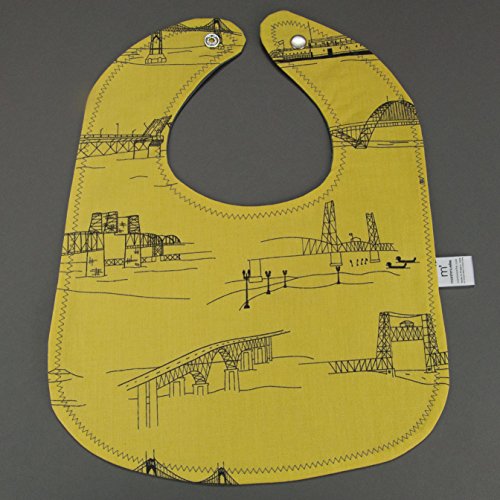Starfruit Bridgetown Baby Snap Bib - Thumbnail 3