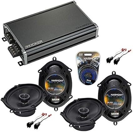Amazon Com Compatible With Ford Explorer Sport Trac 01 10 Oem Speaker Replacement Harmony Audio Bundle 2 R68 Cxa360 4 Amp Car Electronics