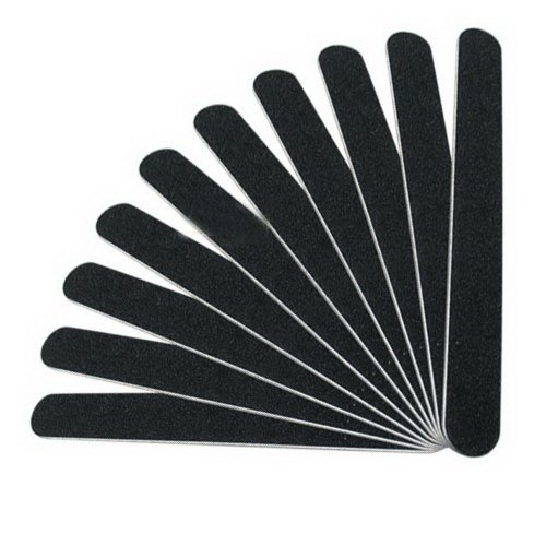 Olymstore(TM) 10pcs Slim Black Buffing Sandpaper Nail Art Manicure Nail Files Nailfile