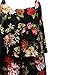 Floral Sleeveless Spaghetti Strap Overlay Romper Black S