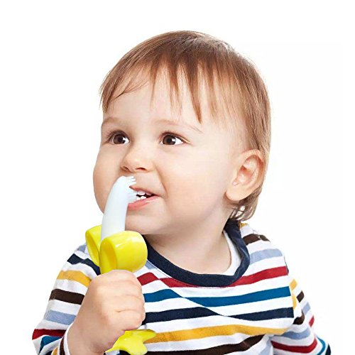 4 Toothbrush+Teether+Silicone+Training+toothbrushes