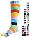 A-Swift Compression Socks for Women & Men - Pastel Stripes, Small