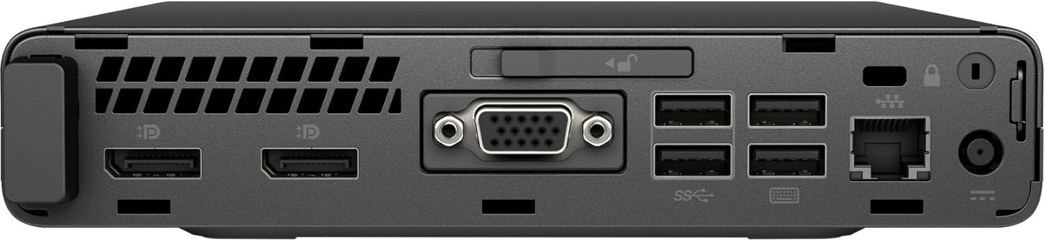 HP EliteDesk 800 G3 Mini Business Desktop PC Intel Quad-Core i5-6500T up to 3.1G,16G DDR4,256G SSD,VGA,DP Port,Windows 10 Professional 64 Bit-Multi-Language-English/Spanish (Renewed)