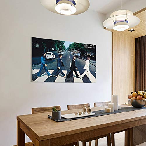 NENBN Poster sur toile The Beatles – Décoration murale moderne pour chambre à coucher – 20 x 30 cm - Les Beatles, Paul McCartney, John Lennon, RIngo Starr, George Harrison NENBN Poster sur toile The Beatles - Décoration murale moderne pour chambre à coucher - 20 x 30 cm – Image 4