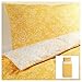 Ikea Akertistel 2pc Twin Duvet Quilt Cover 100 Percent Cotton Yellow / White