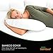 Zen Bamboo Full Body Pregnancy Pillow - Maternity & Nursing Support Cushion & Body Pillow with Ultra-Soft, Washable Rayon from Bamboo Blend Cover