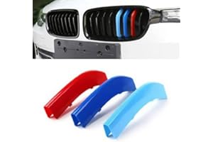 VaisbyTown Automotive Grille Inserts for BMW 3 Seres 2013-2018 (ONLY Fit 8-Beams Front Grill, NOT Fit 11-Beams/4 Series),Front Grill Accessories