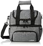 Lates Lunch Box Insulated Lunch Bag Large Cooler Lunch Bag for Men, Women, kids, Adults with Adjustable Shoulder Strap Water-Resistant Cooler Bag Lunch Containers Cool Lunch Boxes Thermos Lunch Box
