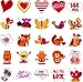 168 Valentines Tattoos for Kids 24 Designs Temporary Tattoos Classmates Valentine Exchange Gifts School Teacher's Prizes