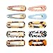 Alligator Hair Clips for Women - Tortoise Shell Resin Hair Clip Large Hair Barrettes Accessories (5 Pcs Multicolor)