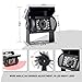 Backup Camera and Car Dash Monitor Camera Wired and Waterproof Rear View Rearview Reverse Camera for Truck/Semi-Trailer/Box Truck/RV When Reversing Parking Backing to Avoid Blind Area eRapta (ER02)
