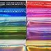 ZAIONE Smooth Holographic Mirrored Plain Faux Leather Sheets 10pcs/Set 8” x 12” (20cm x 30cm) Laser Metallic PU Synthetic Leather Fabric for Bow Earrings Making Material DIY Craft (10 Colors)