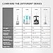Lavany Water Flosser Cordless Oral Irrigator Professional Rechargeable Portable Dental Water Jet With 4 Jet Tips For Braces and Teeth Whitening,Travel and Home Use
