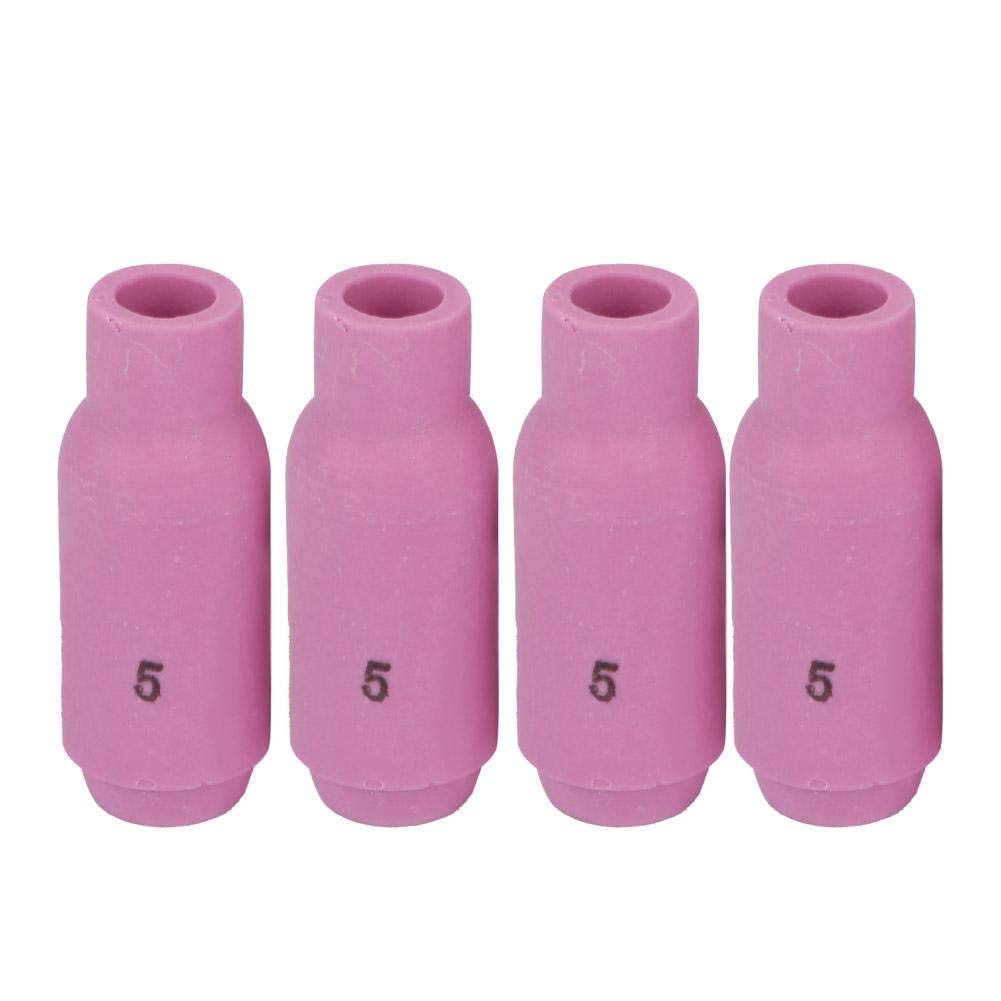 FTVOGUE 10pcs Ceramic Nozzle Shield Cups for WP-17/18/26 TIG Welding Torch(10N49(#5))