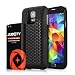 JUBOTY Samsung Galaxy S5 Battery/6400mAh Extended Li-ion Replacement Battery & Black Back Cover & TPU Case for the Samsung Galaxy S5(24 Month Warranty)