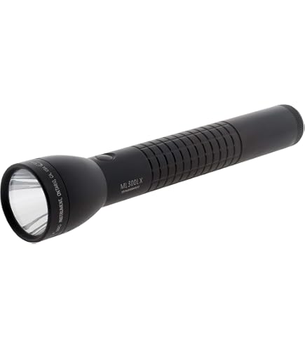 Maglite ML300L-S3016 ML300L LED 3-Cell D Flashlight, Black