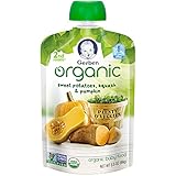 Gerber Organic 2nd Foods Baby Food Sweet Potato Squash and Pumpkin, 3.5 Ounce Pouch (Pack of 12)