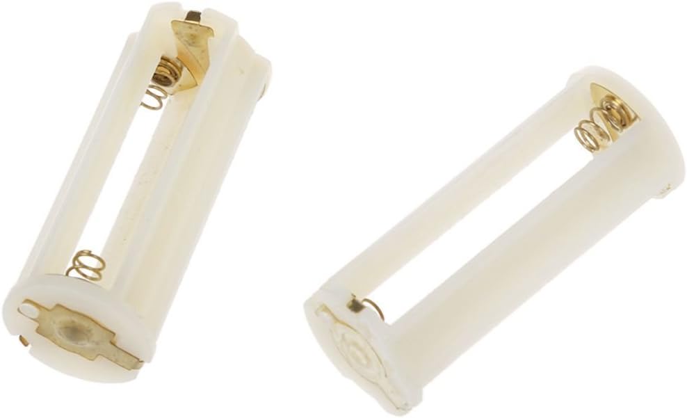 3XAAA Cylinder Battery Holder for 3 x 1.5V AAA Batteries Flashlight Torch (2 Pieces)