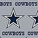 Duck Brand 241416 Dallas Cowboys NFL Team Logo Duct Tape, 1.88-Inch by 10 Yards, Single Roll