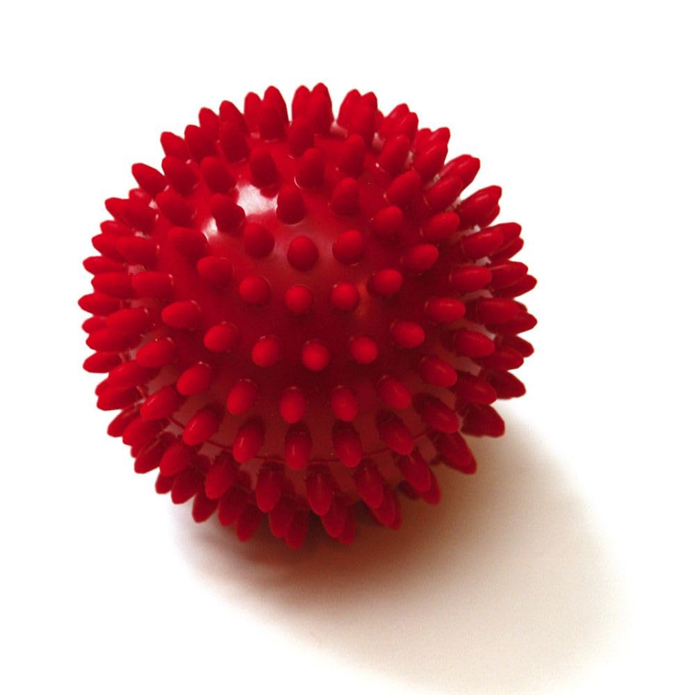 SISSEL® Spiky Massage Ball Set (9 cm, Red) x 2 Balls – Targeted Trigger Point & Myofascial Release for Feet, Arms & Muscle Tension Relief – Reflexology & Physio Use