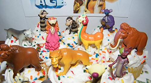 Ice Age Movies Deluxe Cake Toppers Cupcake Decorations Set Of 13