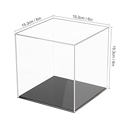 Kcgani Fully Assembled Acrylic Display Case with