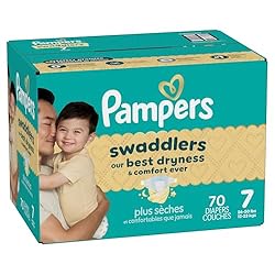 Pampers Baby Diapers - Swaddlers - Size 7, 70