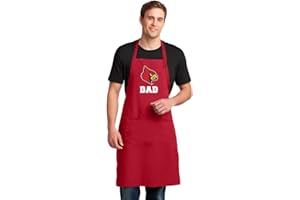Broad Bay Large University of Louisville Dad Mens Apron Top Louisville Cardinals Dad Gift for Him