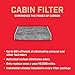 Champion CCF7781 Activated Carbon Replacement Cabin Air Filter