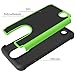 Birsppy for LG Aristo Case, LG Phoenix 3 Case, LG Fortune Case, LG Rebel 2 LTE Case, LG Risio 2 Case, LG K8 2017 Case, OEAGO [Shockproof] Hybrid Dual Layer Defender Protective Case Cover (Green)