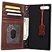 Genuine Real Leather Case for Apple iPhone 8 Plus Book Wallet Thin Cover Handmade Retro Luxury Cards Slots Slim Daviscas