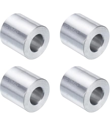Aluminum Spacer 7/16" OD X 1/4" ID - Choose Your Length, Round Unthreaded Standoff For 1/4" Or M6 Bolts