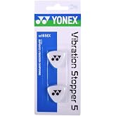 Yonex Tennis Vibration Stopper 5 Improved Vibration Dampening, White