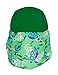Tuga Boys Flap Sun Hat (UPF 50+), Moss, Large