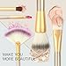 Classic Birthday Gifts For Women,Makeup Brush Set, Premium 12 Pcs Synthetic Kabuki Face Eyeshadow Eyeliner Foundation Blending Blush Makeup Brushes Powder Liquid Cream Cosmetic Brushes Kit with Bag