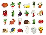 Janod Set of 24 Garden Magnets