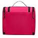 Bagail Toiletry Bag Men & Women For Makeup, Cosmetic, Shaving, Travel Accessories, Personal Items -Hotel, Car, Home, Bathroom, Airplane Hanging Toiletries Kit Makeup Organizer Fushcia