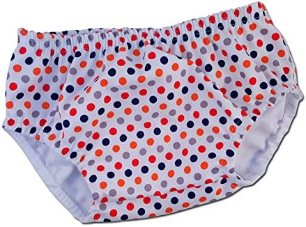 Juxby Kids Boy's Dot Mix Red-Blue-Orange Diaper Cover -18m