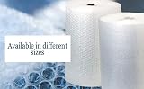 Straame Large Bubble Wrap Roll 300mm x 25m Perforated Clear UK Made view 6