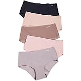 Calvin Klein womens Invisibles Seamless Hipster Panties, Multipack