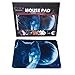 ICOLOR Cool Wolf Anti-Slip Mouse Pad Mice Pad Mat Mousepad For Optical Laser Mouse Sale MP-027