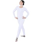 Danzcue Womens Long Sleeve Unitard Bodysuit Dancewear