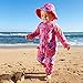 UV SKINZ Baby Girls’ Sun and Swimsuit with UPF 50+ Sun Protection – Full Body Swimsuit for Baby, Baby UV Protection Clothing