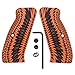 G10 Grips for CZ 75 Full Size, Sunburst Texture, Cool Hand Brand, Orange/Black, H6-J6-34