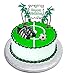 Soccer Foot Ball Birthday Party Cake Decoration Topper Mini Soccers Shoes Cleats Soccer Pick and Banner