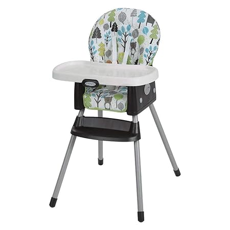 simple white high chair