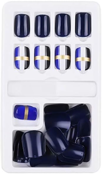 FAPIZI static nails uñas postizas impress nails short press on nail glue coffin nails petite nails real short long stiletto nail tips (N)