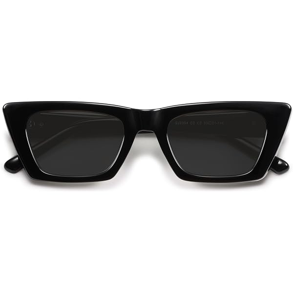 SA106 Bluebuster Men's Sport Sunglasses - Black Plastic Frame, Blue Night Driving Lenses, 100% UV Protection